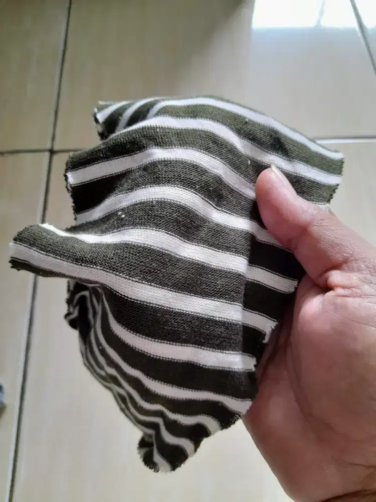 Kain majun warna kaos katun mudah membersihkan minyak dan oli