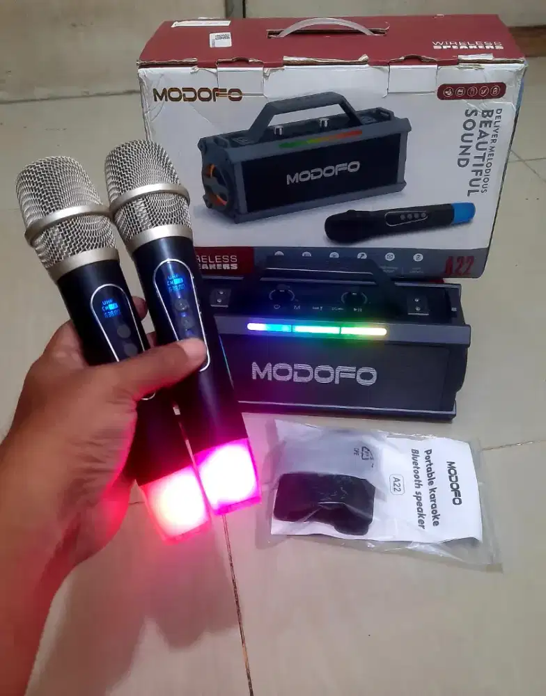 SPEKER BLUETOOTH KAROKE MODOFO A22