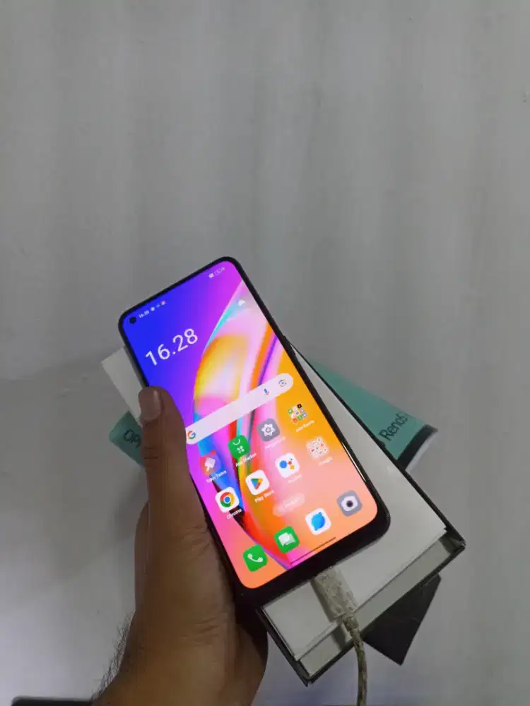 Oppo reno 5f 8/128 lengkap