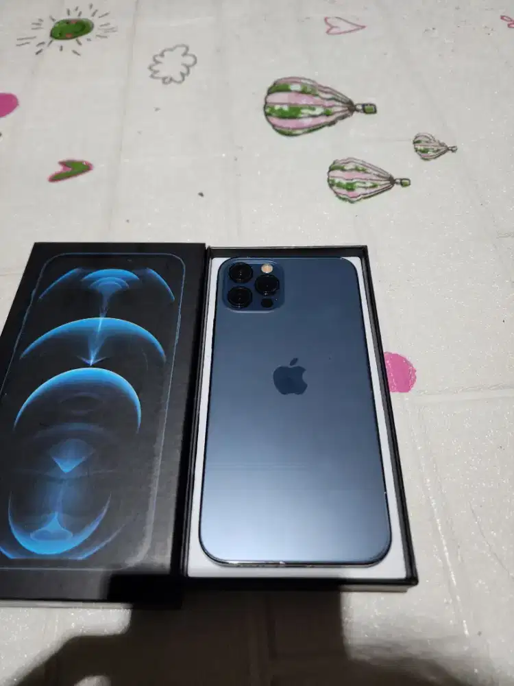 Iphone 12 pro 128gb ibox warna blue