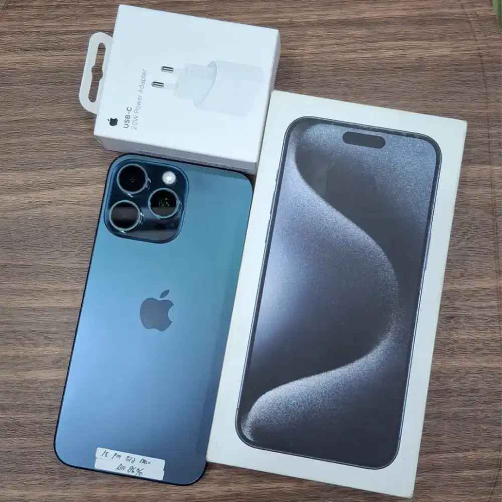 iPhone 15 Pro Max 512gb iBox Fullset Free Adapter