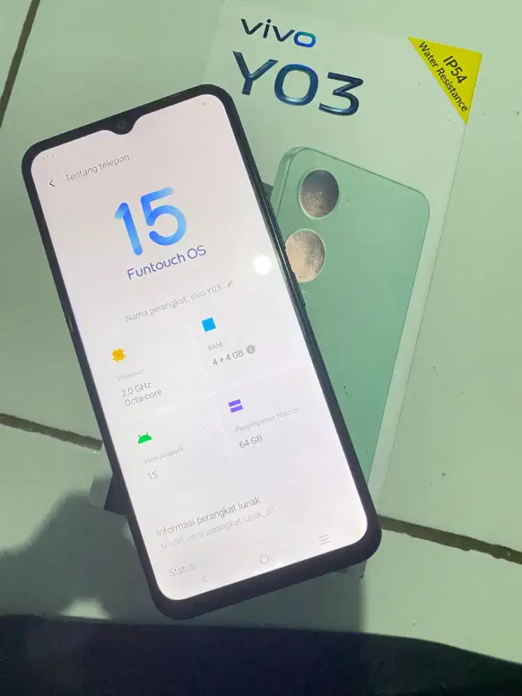 Vivo Y03 no minus