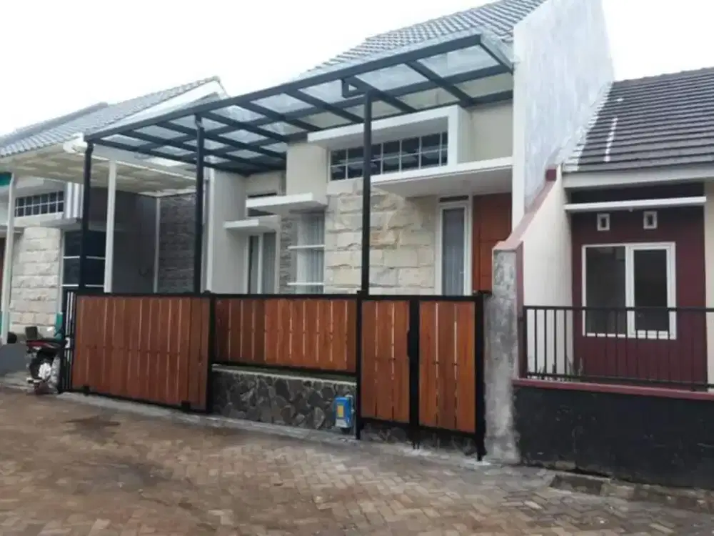 Kanopi kanopy atap kaca clear