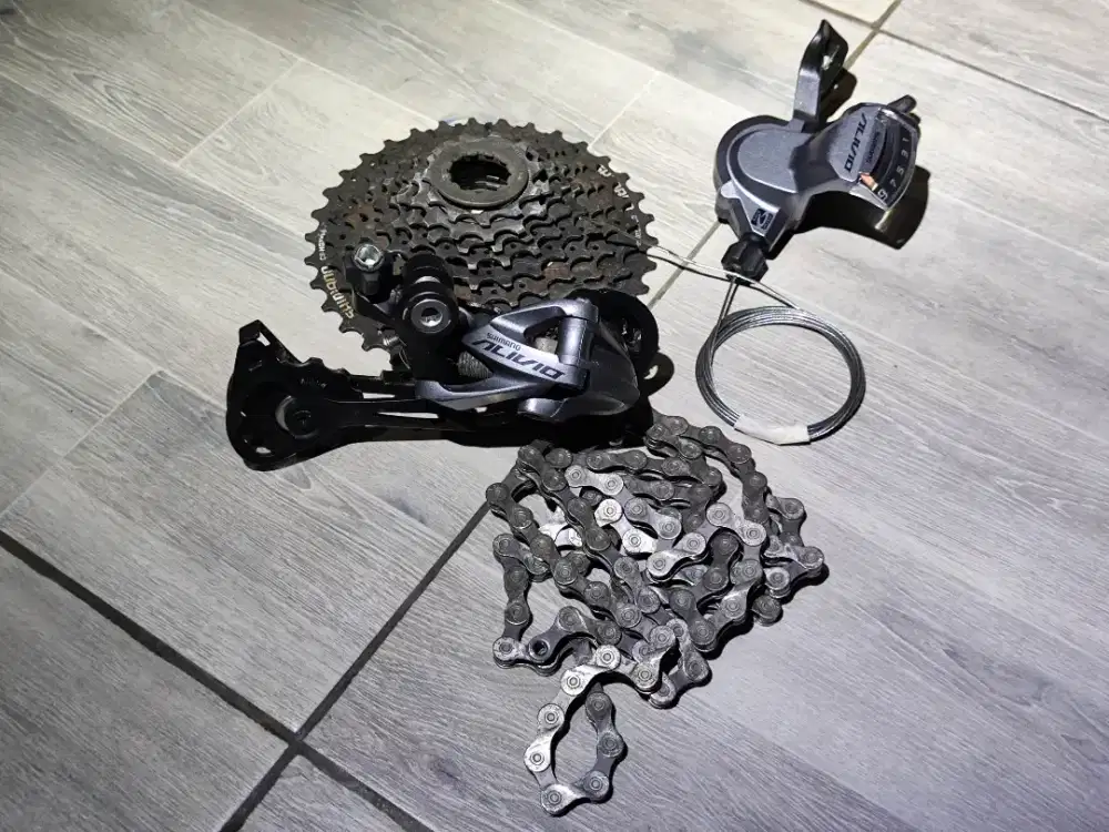 Mini grupset shimano alivio M4000 9s 100% original shimano