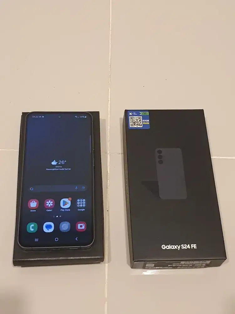 Dijual Samsung S24 FE 8/256 Graphite