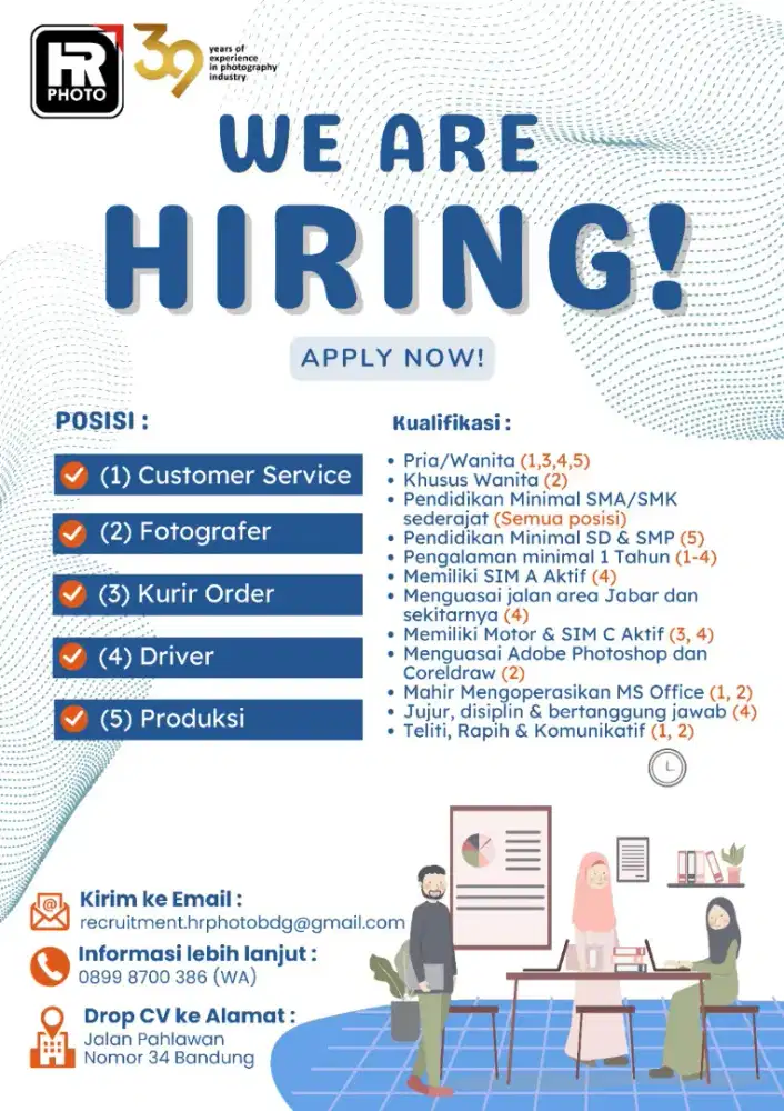 Loker HR Photo Semua Posisi