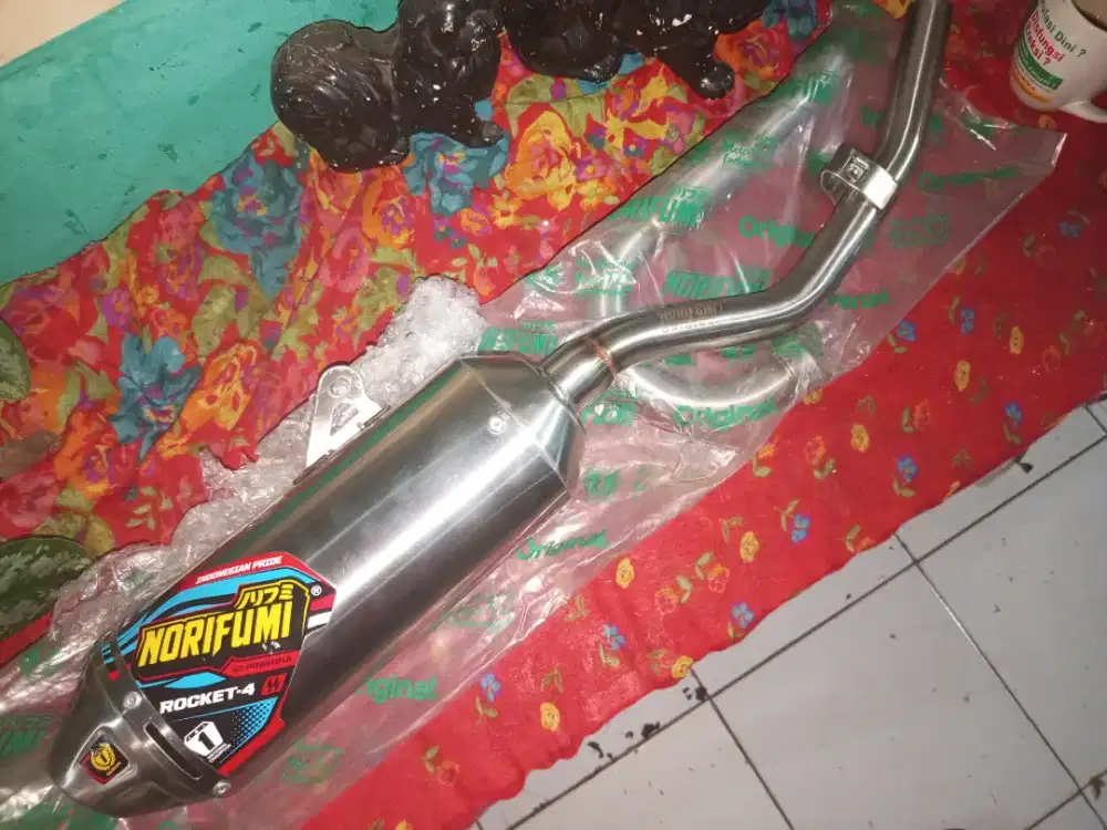 Knalpot original norifumi rocket 4 KLX