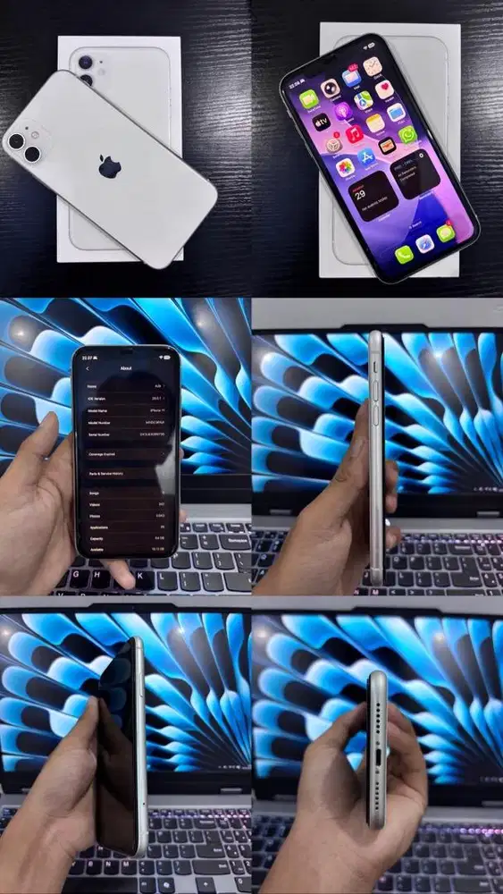 iPhone 11 Putih 64Gb iBox Secondhand