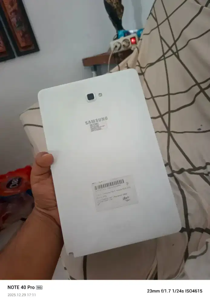 samsung Tab A Ram 3/16 Segel lcd ori 10inc slim Singgel Sim 4G