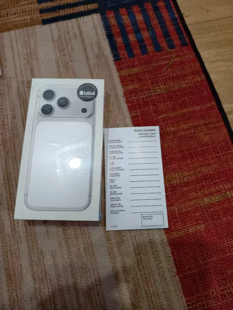 Iphone 17 pro 256gb resmi kondisi baru