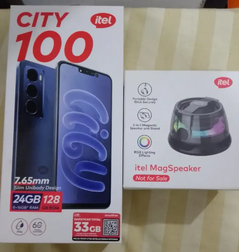 Hp itel city 100 8/128