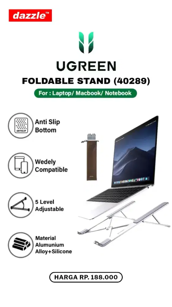 UGREEN FOLDABLE STAND LAPTOP (40289)