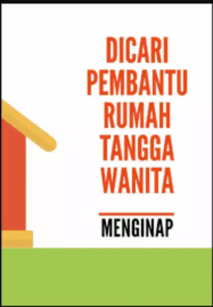 Di Butuhkan ART (Menginap) di Wilayah Ciledug