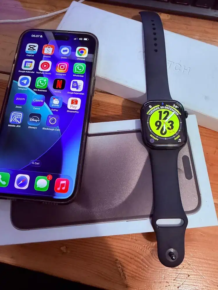 Apple Watch Series 10 + Iphone 15 Pro Max 256 Gb INTER