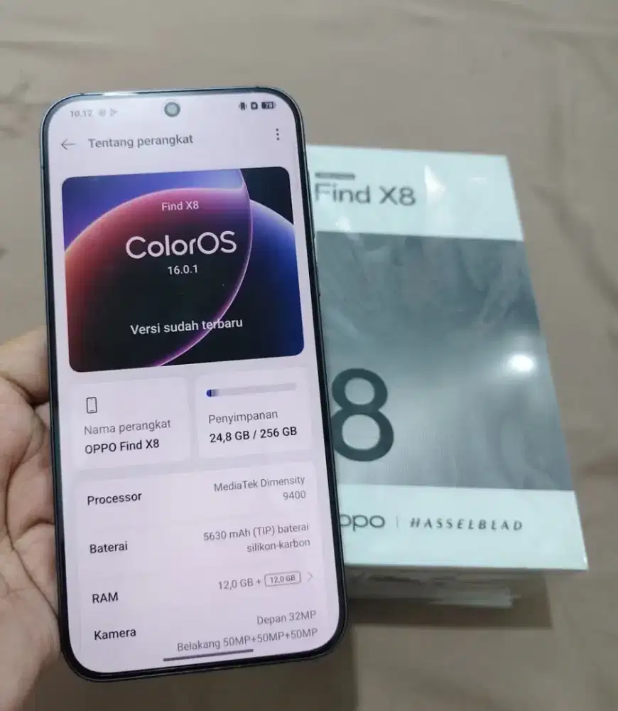 Oppo find x8 ram 12