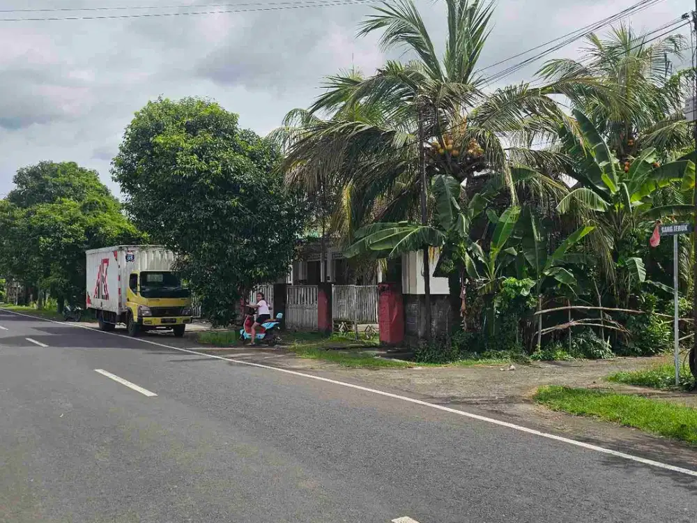 dijual tanah ada bangunan toko lokasi delod berawah negara