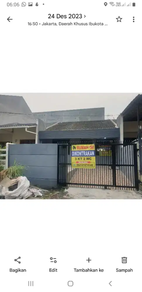 Jual rumah lokasi strategis,bangunan bagus, aman , bebas banjir