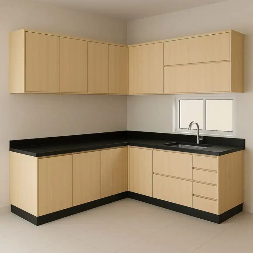 Kitchen Set HPL Modern Custom