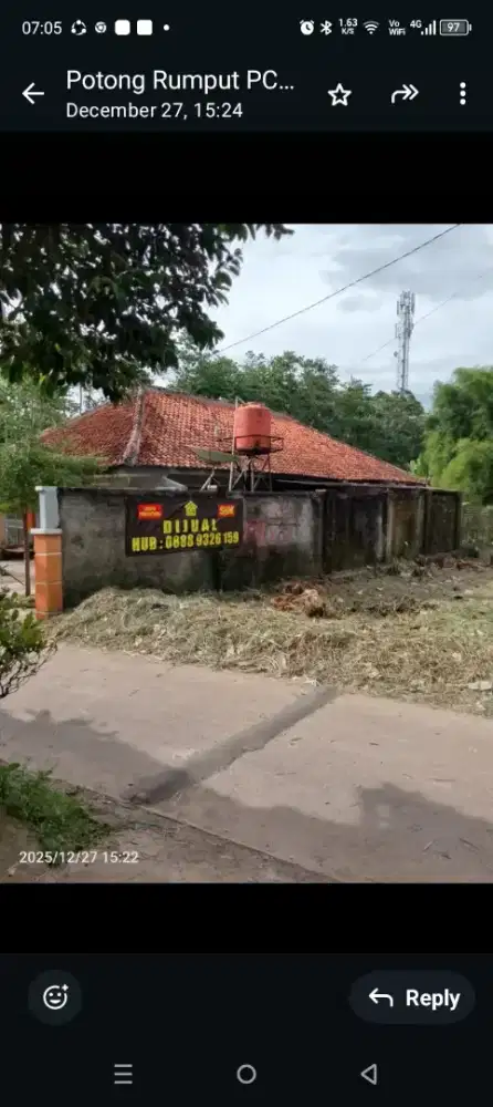 Di jual tanah luas 300 Gunung sindur