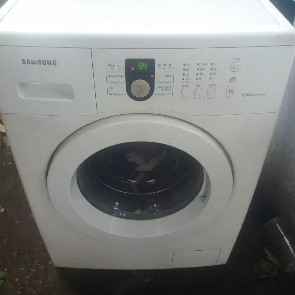 mesin cuci front load samsung normal lengkap siap pakai