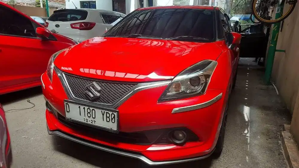DP 14JT Suzuki Baleno GL HB Manual  2017  Merah Mulus