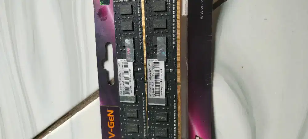Ram V-Gen DDR3 4gb pc-12800