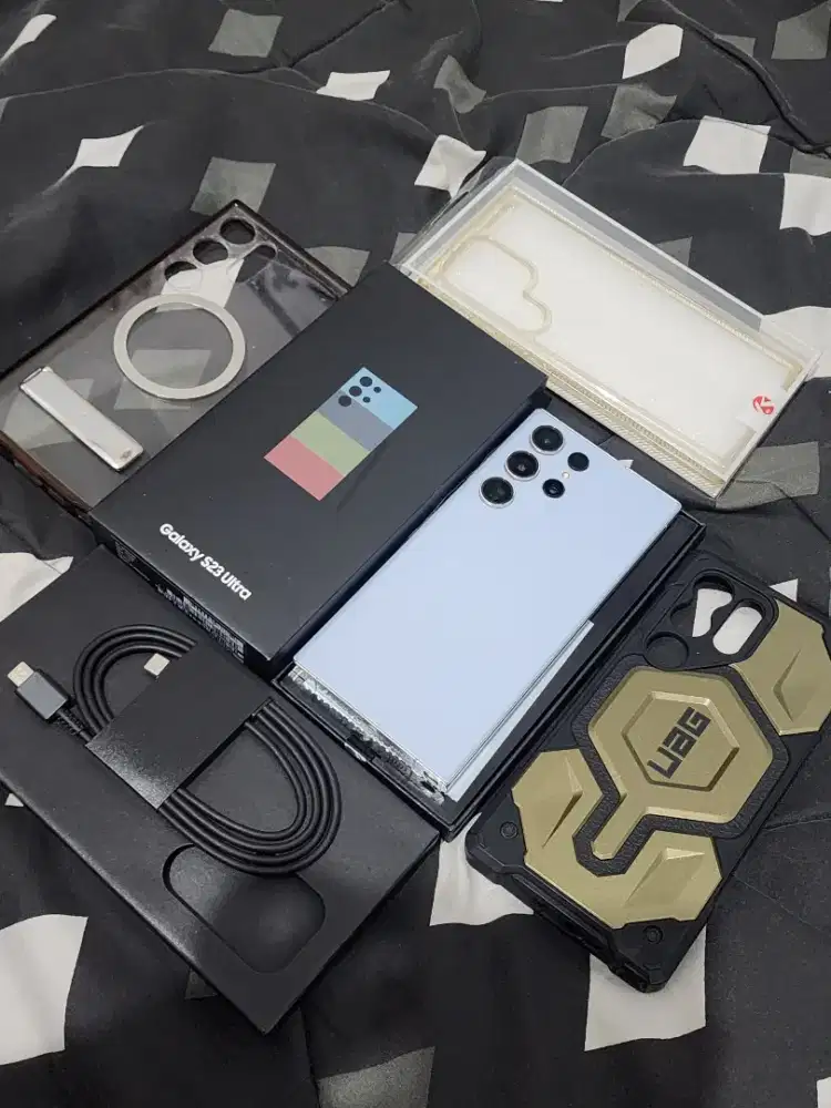 Samsung Galaxy S23 Ultra 512GB Sky Blue Fullset Like New!