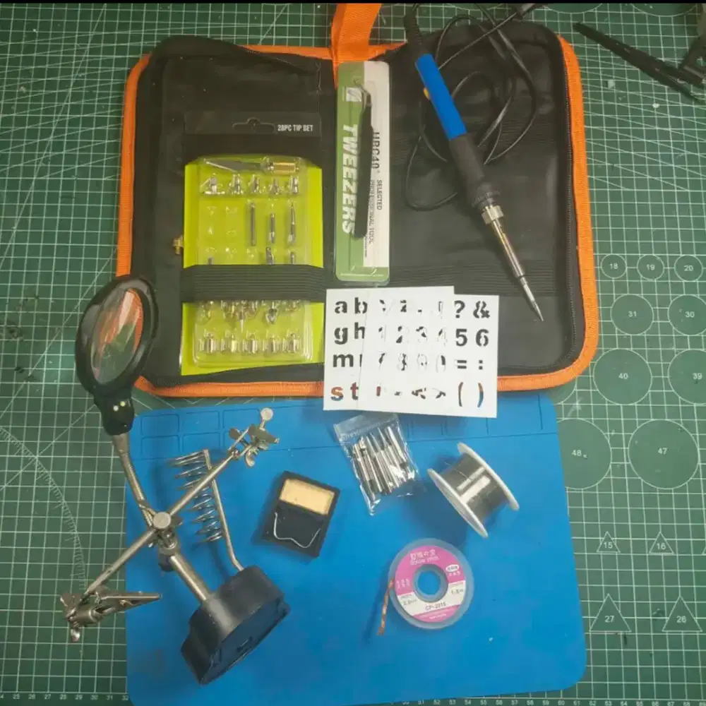 Alat solder dan grafir lengkap second