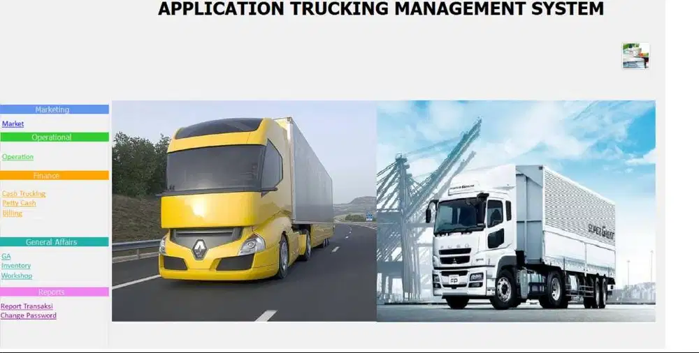 Aplikasi Program Transportasi Trucking