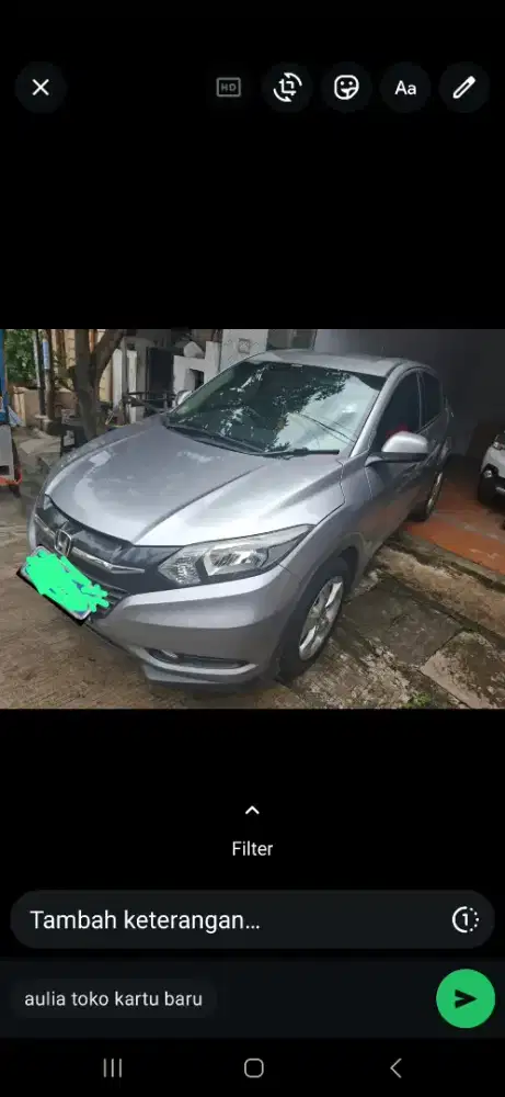 Jual HRV tipe E tahun 2017