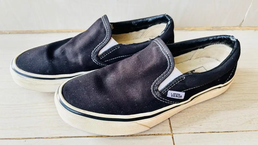 Preloved Vans Original Slip-on DX Anaheim Black White