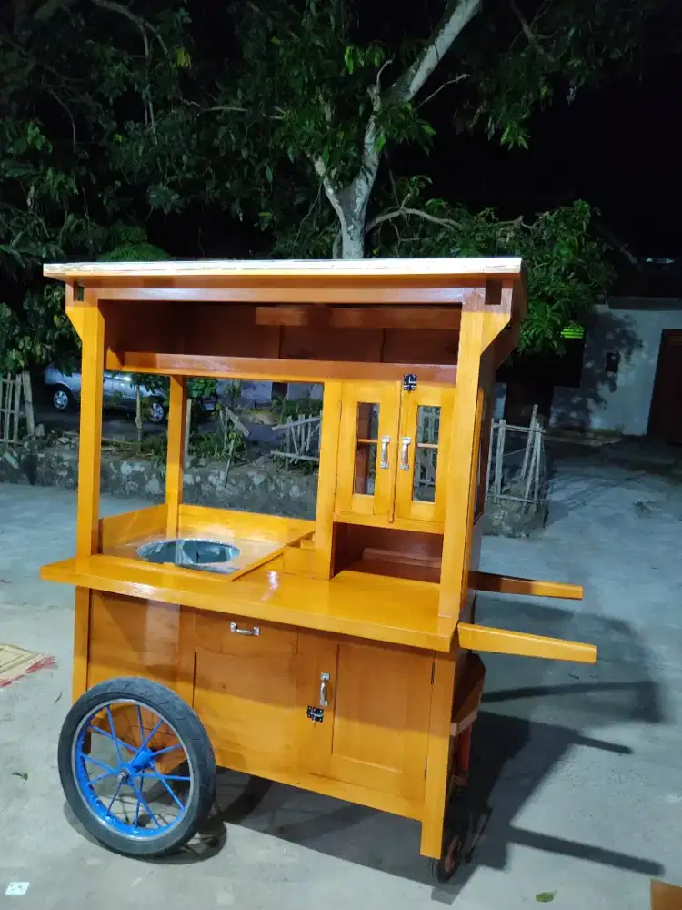 Jual Gerobak Angkringan,Bakso,Mie Ayam,Bubur,Roti BakardlL.