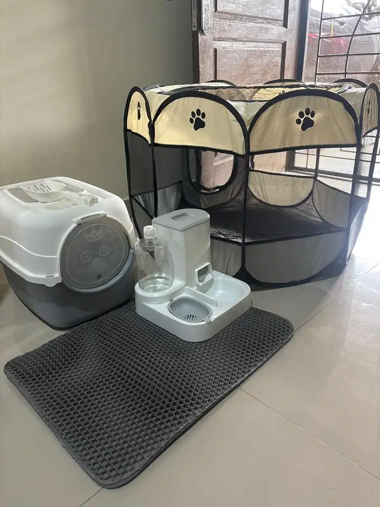 Perlengkapan Kucing Lengkap Kondisi Baru