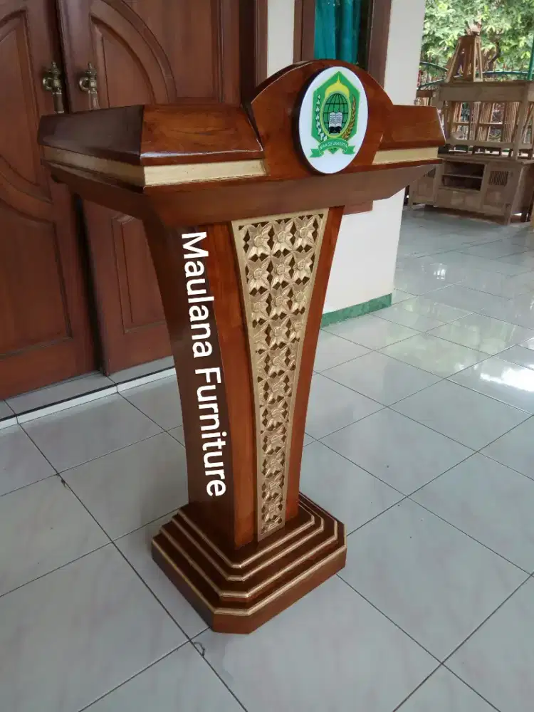 Mimbar masjid podium presiden ready siap kirim