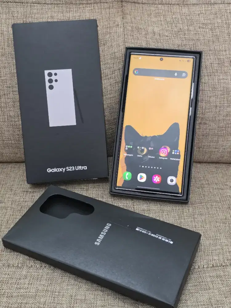Samsung S23 Ultra 5G Sein (12/256) Mulus Pemakaian Fullset Ori