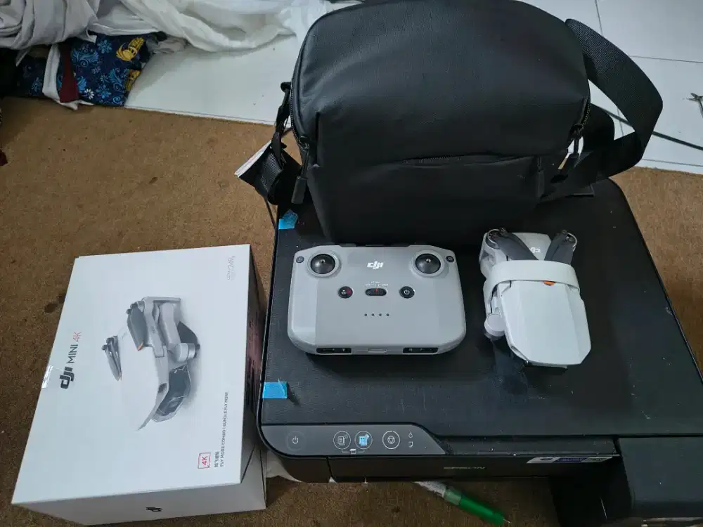 Drone dji mini 4k normal no minus mulus seperti baruadih garansi