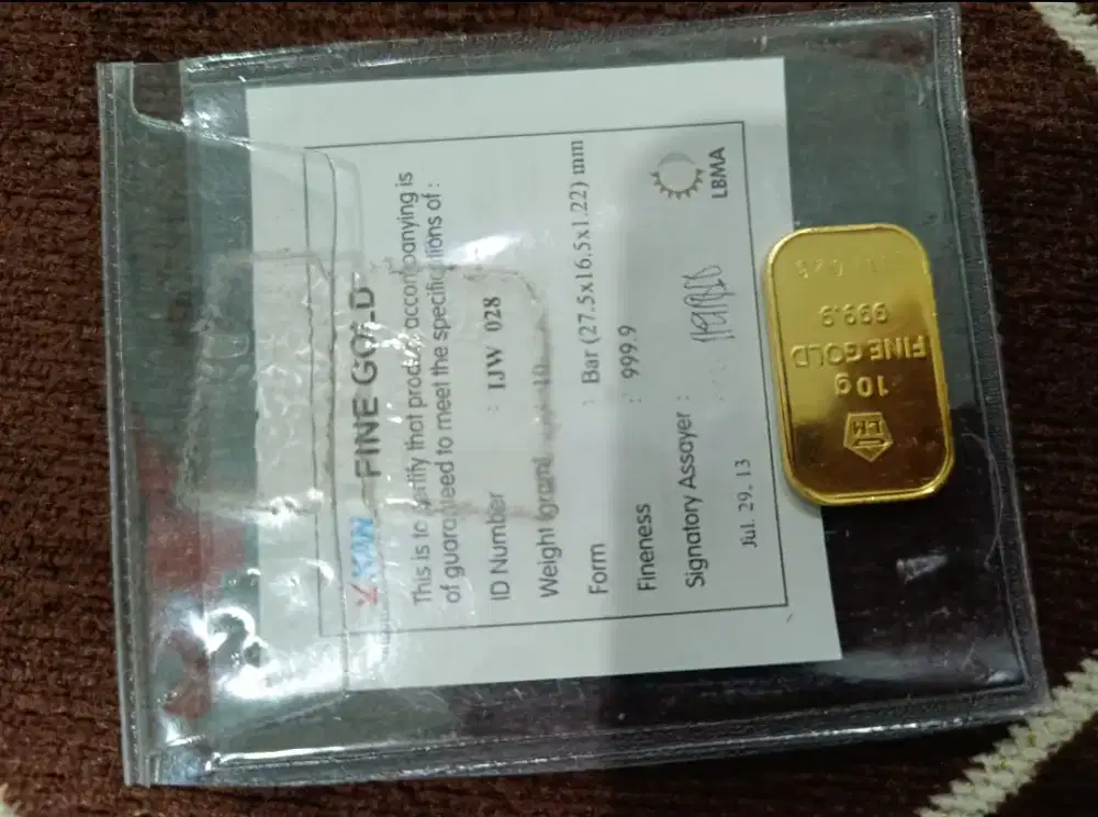 Jual Emas ANTAM 10 gram 2013
