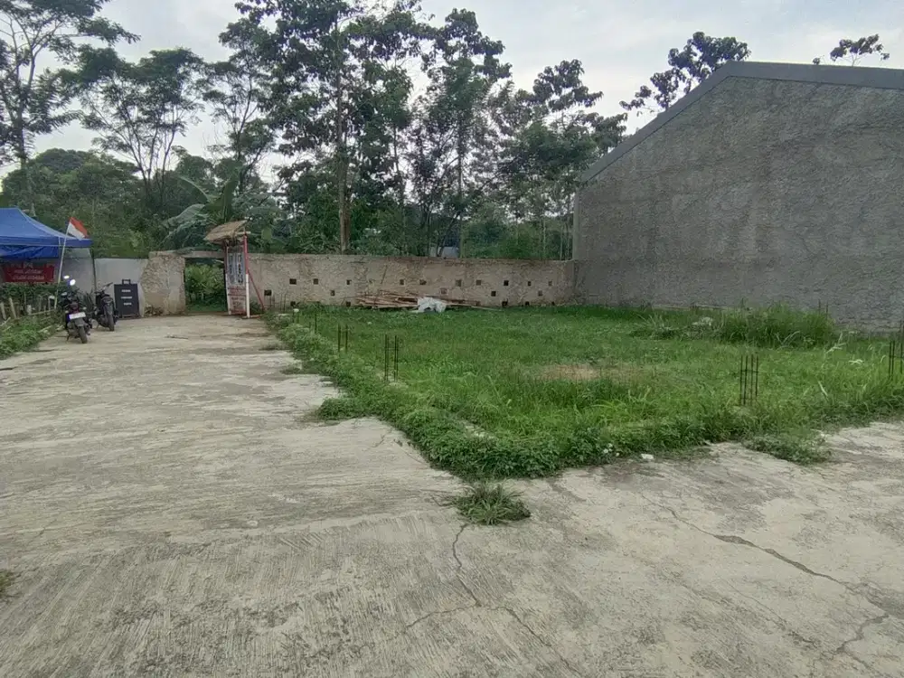 Kavling SHM 3 menit ke alun-alun Banjaran, pinggir jalan utama