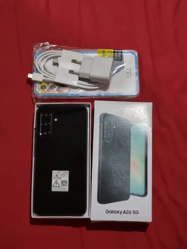 Jual hp bekas samsung A26 5g 8/256 likenew siap pakai grns panjang