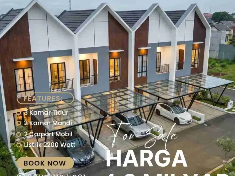 RUMAH 2 LANTAI 5 JUTA ALL IN