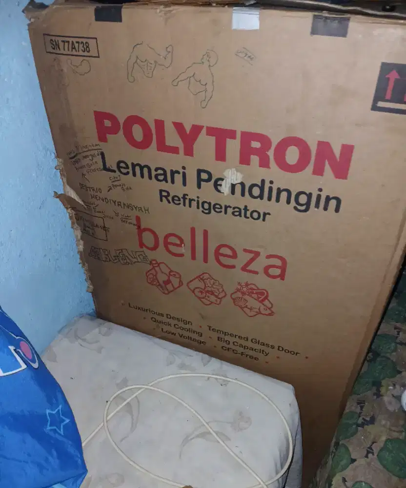 SUPER MURAH ! Kulkas Polytron Belleza (Hadiah Doorprize !) BARU !