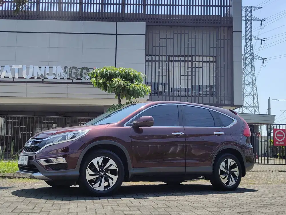 Crv 2.4 Prestige 2015 AT Sunroof Merah Cherry Power Backdoor