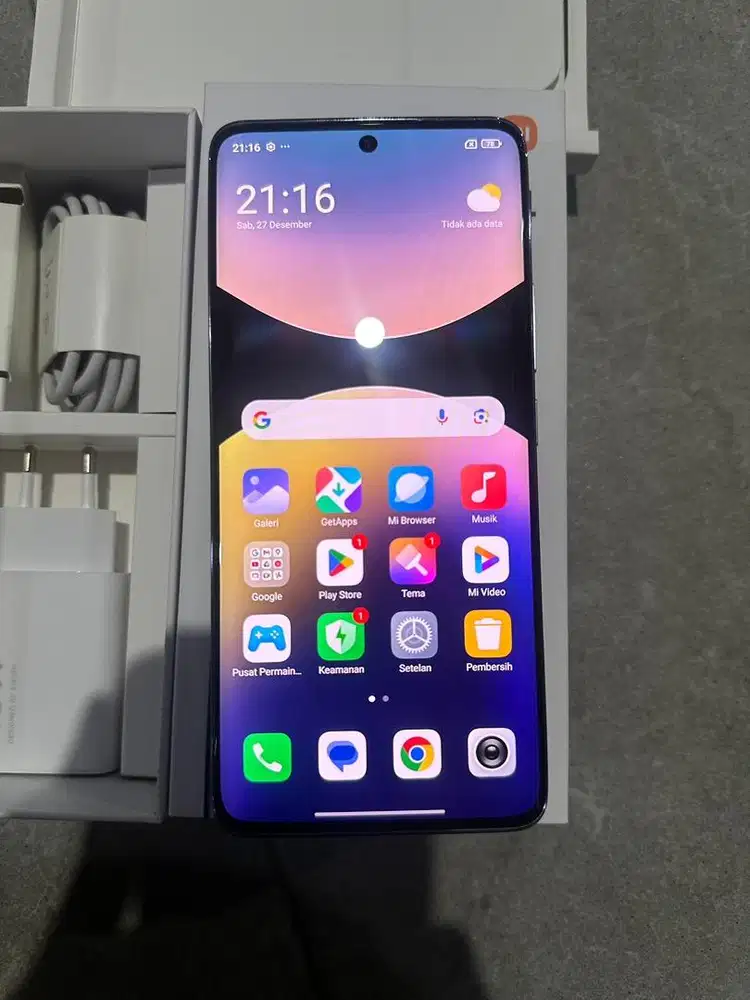 Xiaomi Note 14 Pro 5G Purple 8/256GB Resmi Mulus Lengkap