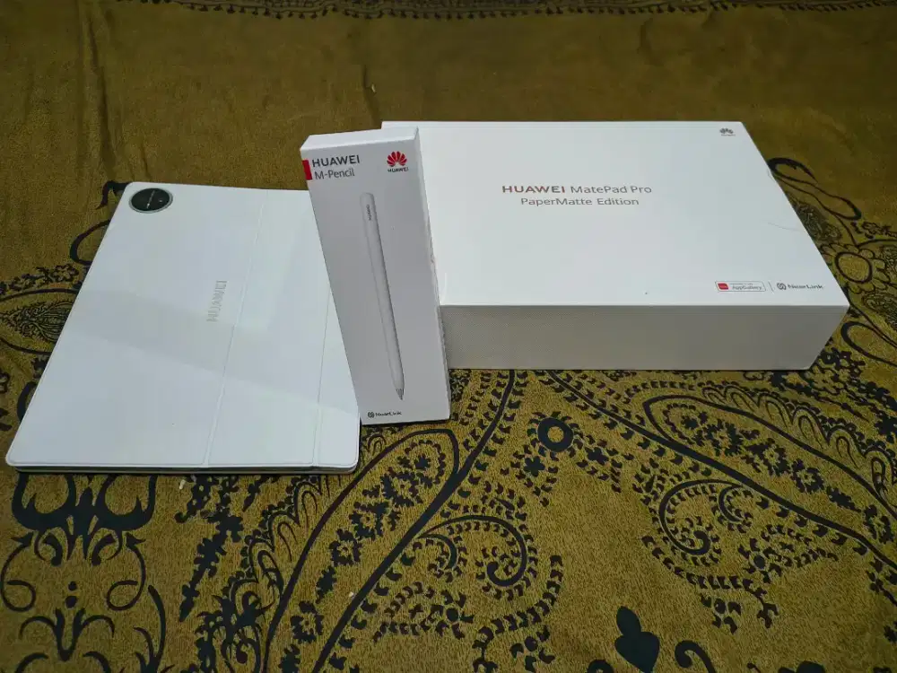 Huawei matepad pro papermate 12,2 12/512 fullset beli 2 bulan di LN