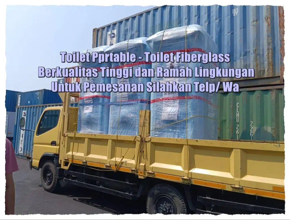 Toilet Umum, Toilet Fiberglass, Toilet  Portable, Anti Penuh dan Siap