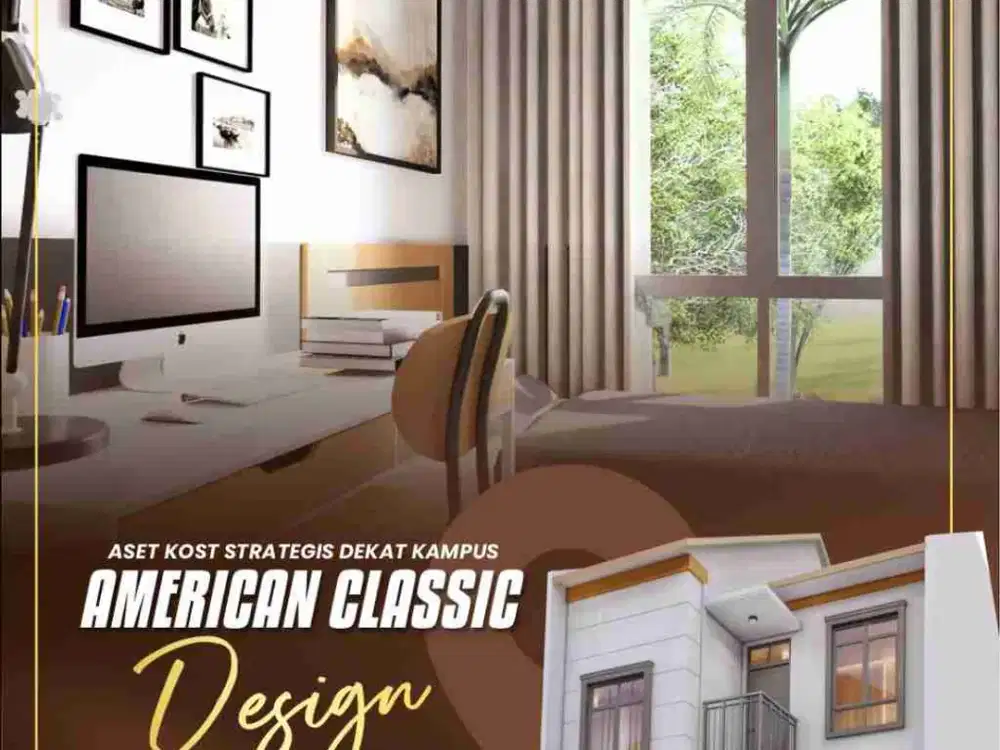 Jual Bangunan Kosan 6 Kamar Full Furnish di Ring 1  IPB Bogor