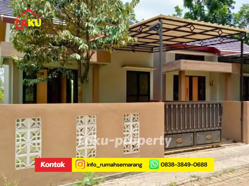 Rumah Baru Type 45 Pakintelan – SHM Ready, Bonus Kanopi & Pagar