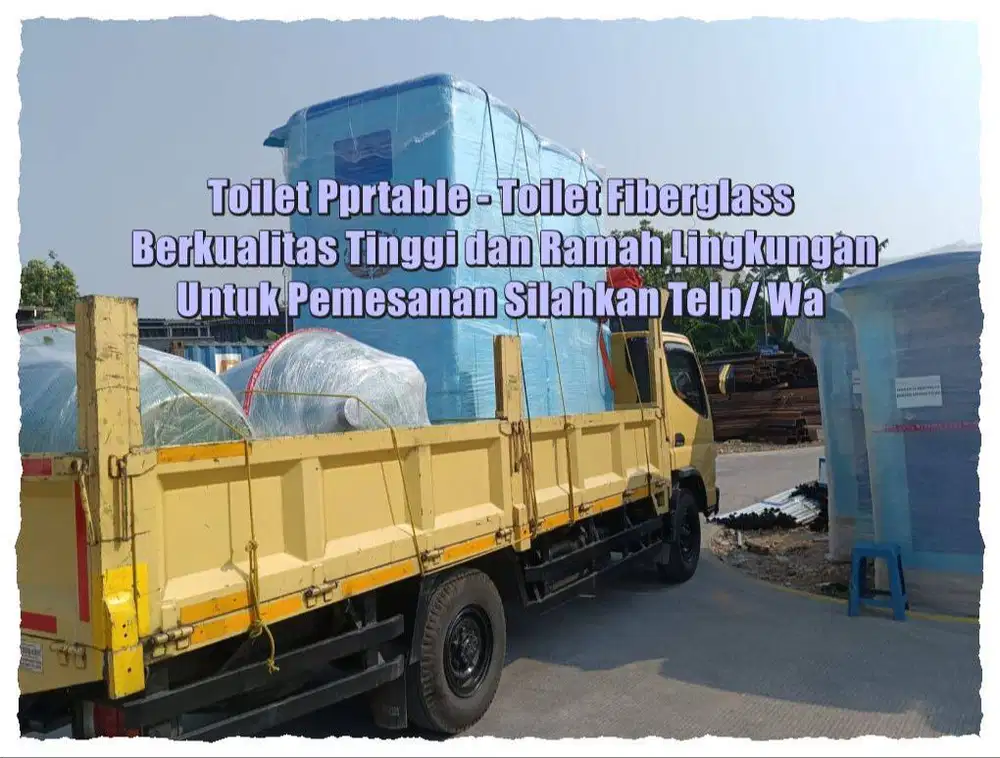 Toilet Fiberglass, Toilet Umum, Toilet Portable, Toilet Premium, Anti