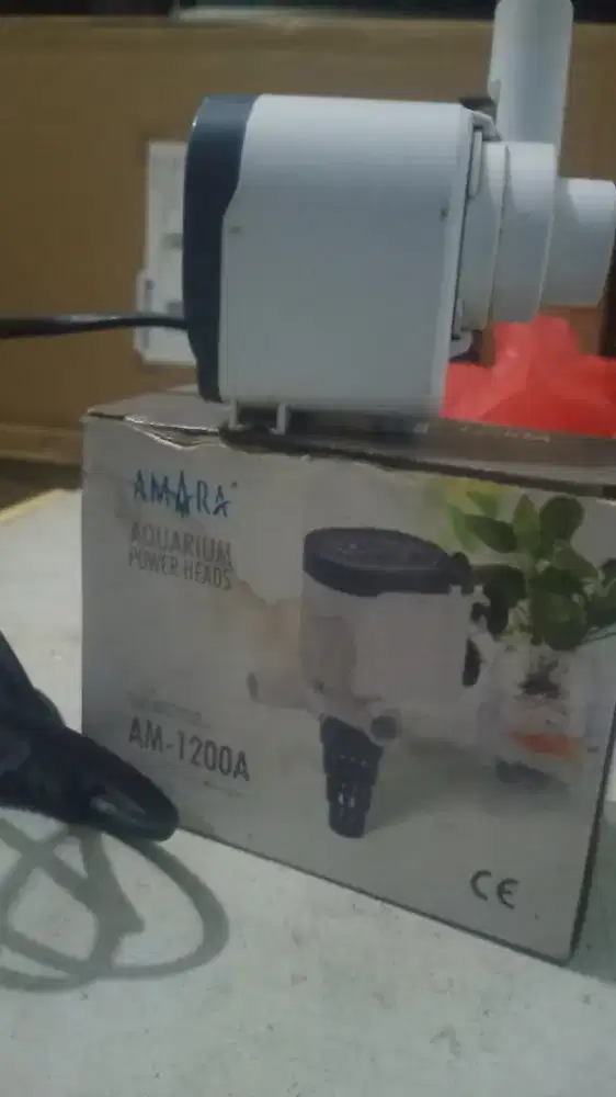 Pompa air amara 1200ph + filter atas