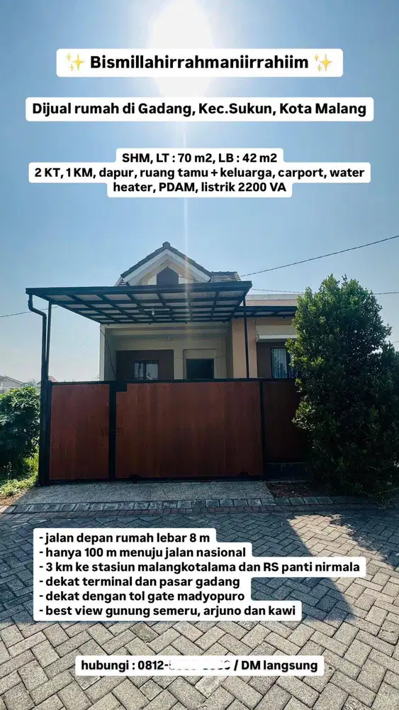 Dijual Cepat Rumah 1 Lantai Minimalis Ready Siap Huni !